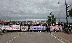 Samsun'da Öğrenciler Sağlıklı Yaşam İçin Yürüyüş Düzenledi