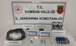 Samsun'da uyuşturucu operasyonunda 1 kilo 99 gram bonzai ele geçirildi