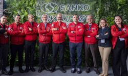 Selçuk ve Haluk Bayraktar, SANKO Holding'i Ziyaret Etti
