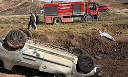 Siirt'te otomobilin takla atması sonucu 5 kişi yaralandı