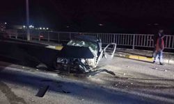 Sivas'ta elektrik direğine çarpan otomobilin sürücüsü yaralandı