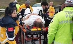 Tekirdağ'da kaza yapan sürücüye doktor yardım etti