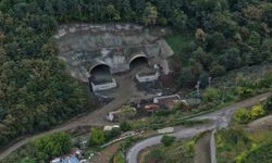Trabzon'da Güney Çevre Yolu'nda T1 tünelinde ışık görüldü