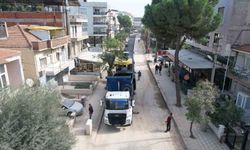 Turgutlu'da Türkmen Yolu'nda asfalt serimi başladı