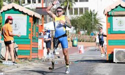 Uluslararası Alanya Triatlonu sona erdi, sporcular mücadele etti