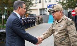 Vali Baruş, Tümgeneral Cengiz Yıldız'ı Ziyaret Etti