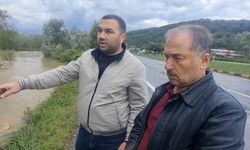 Zonguldak'ta etkili yağış sonrası iki iş yeri su altında kaldı