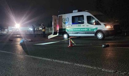 Mustafakemalpaşa'da aracın çarptığı yaya hayatını kaybetti