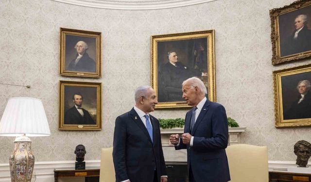 Biden ve Netanyahu Beyaz Saray’da bir araya geldi