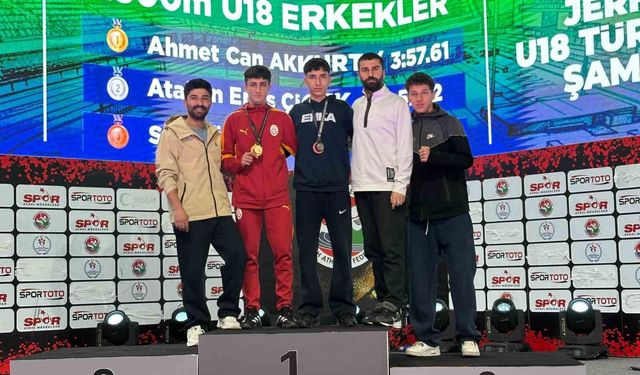 Adil Sani Konukoğlu Spor Lisesi sporcularından üç Türkiye şampiyonluğu