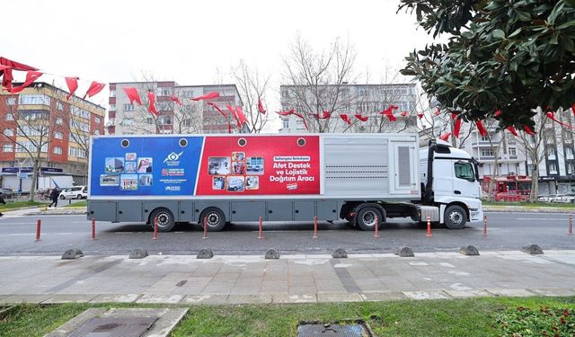 Afet Destek ve Lojistik Dağıtım Tırı'nın rotası Balkanlar