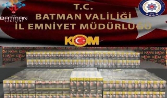 Batman'da kaçakçılık operasyonu
