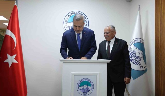Dışişleri Bakanı Fidan Kayseri'de
