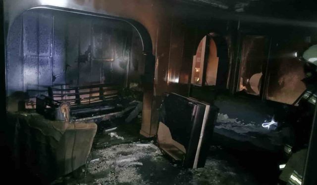 Elektrikli soba evi küle çevirdi