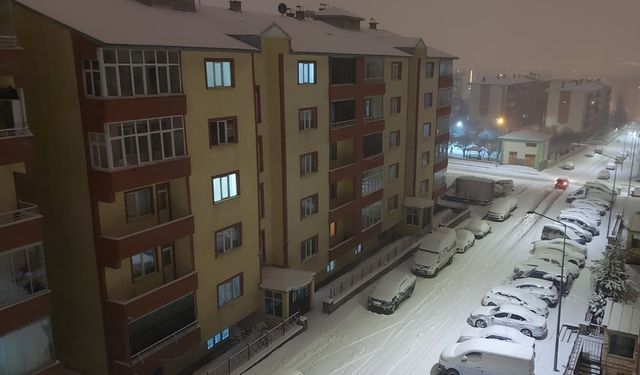 Erzurum merkezde taşımalı eğitime kar yağışı nedeniyle bir gün ara