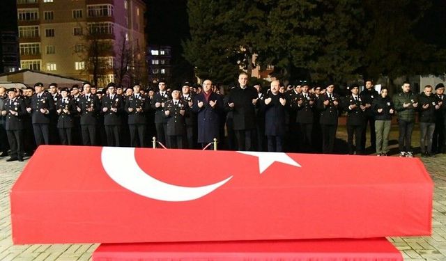Hayatını kaybeden jandarma uzman çavuş için tören düzenlendi