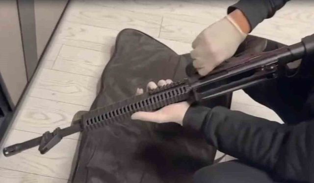 İkametlerini silah imalathanesine çeviren şebekeye operasyon: 1 tutuklama