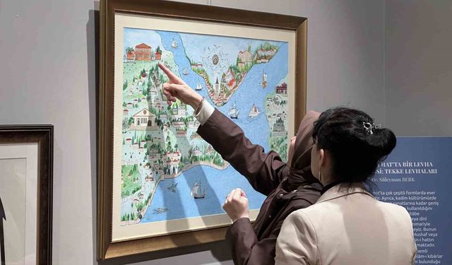 'İstanbul'da Tasavvufi Hayat' sergisi sanatseverlerle buluştu