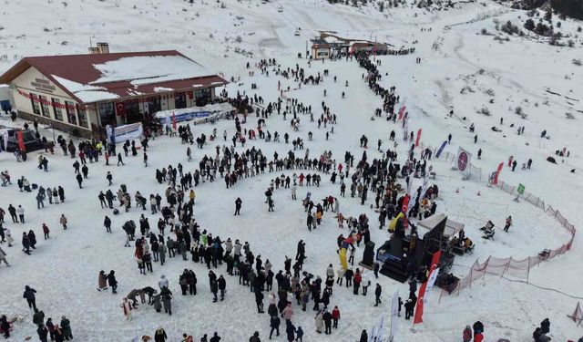 Keltepe Kayak Merkezinde kayak sezonu 50 gün sürdü