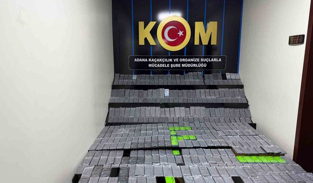 Kolilerden su değil kaçak telefonlar çıktı
