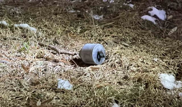 Patlamayan iftar topu paniğe neden oldu: Ses bombası kontrollü olarak patlatıldı