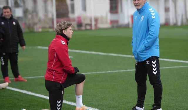 Samsunspor, Shkendija maçı hazırlıklarını tamamladı