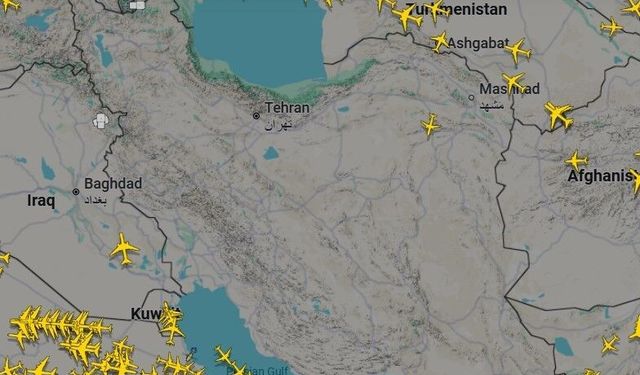 Uçaklar Türkiye üzerinden Avrupa'ya tek bir rotada geçti