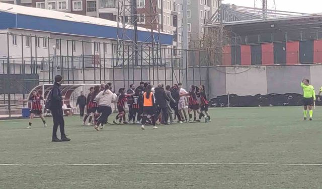 Van'da maç bitti yumruklar konuştu