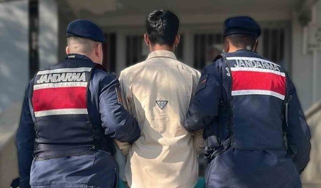 28 yıl hapis cezası olan mahkum jandarma operasyonuyla yakalandı