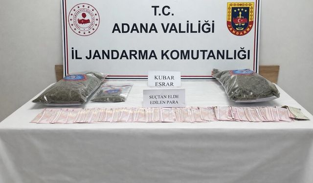 Adana'da 2 Kilogram Esrar Yakalandı, 1 Şahıs Gözaltına Alındı