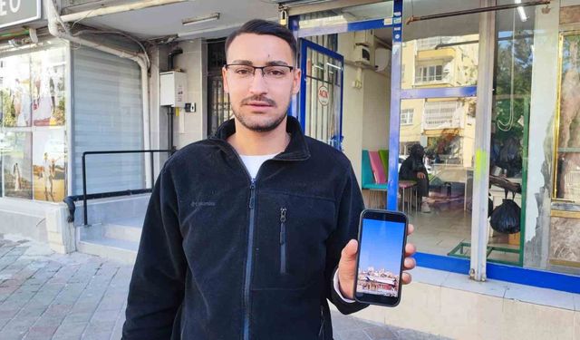 Adana'da gökyüzünden düşen yanıcı cisim dikkat çekti