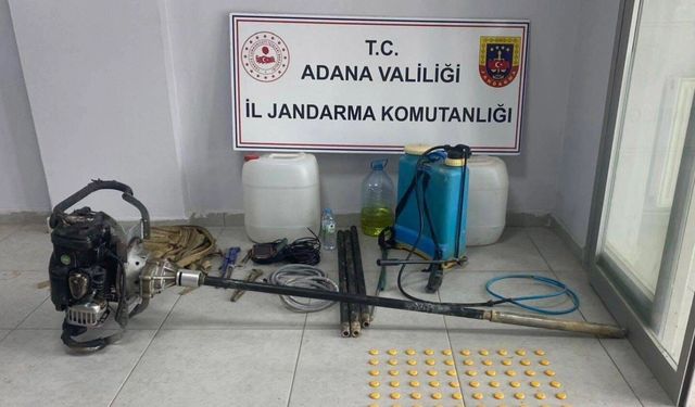 Adana'da İzinsiz Kazı Yapan Şahıslar Suçüstü Yakalandı