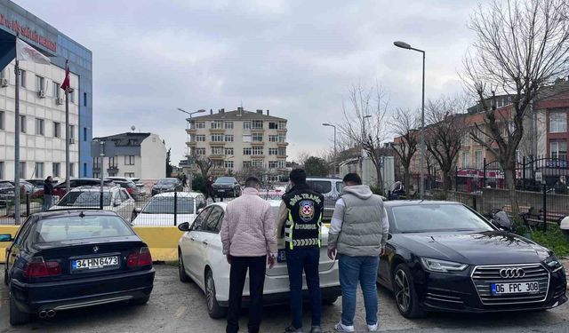 Avcılar'da makas atan sürücülere 192 bin TL ceza kesildi, ehliyetlerine el konuldu