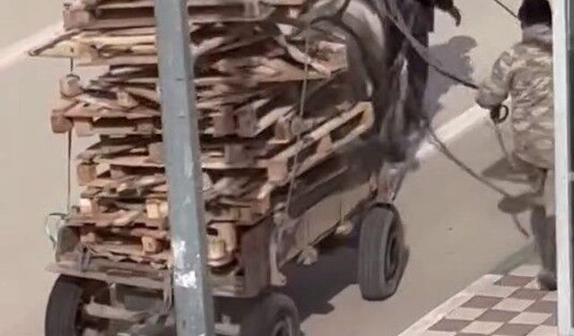 Bursa'da pes dedirten görüntüler