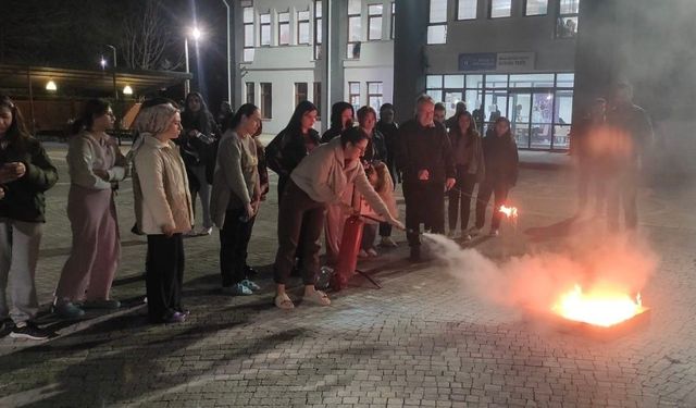 Bala Hatun Yurdu'nda Afet Hazırlık Eğitimi ve Tatbikatı Düzenlendi