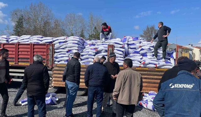 Beyşehir'de Üreticilere Nohut Tohumu Dağıtımı Yapıldı