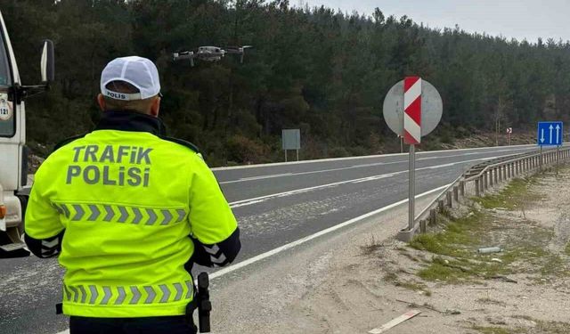 Bilecik'te Havadan Trafik Kontrolü Yapıldı