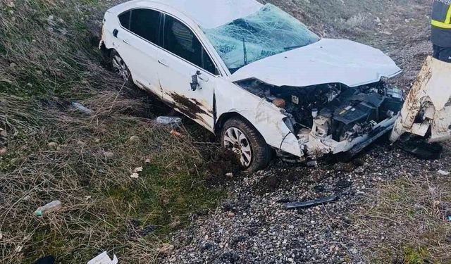 Bingöl'de meydana gelen trafik kazası: 1 kişi yaralandı