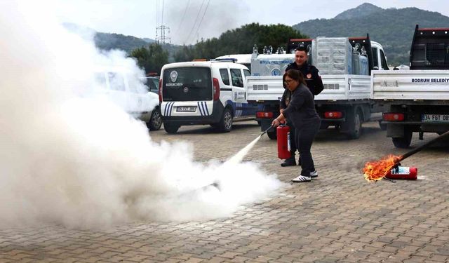 Bodrum'da Yangın Güvenliği Farkındalığı Artırılıyor