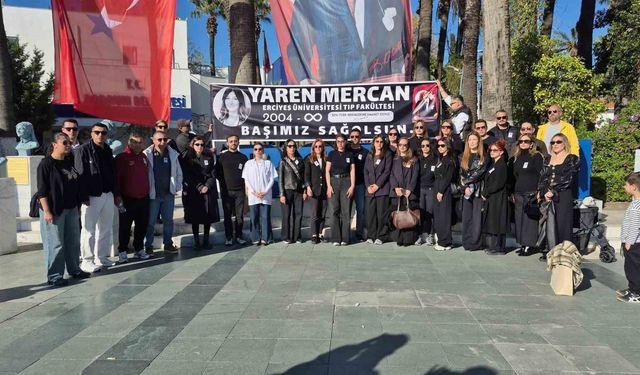 Bodrum'da Yaren İçin Anma Töreni Düzenlendi