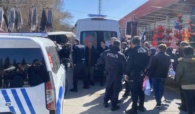 Bolu'da Pazarda İki İnşaat Firması Temsilcileri Arasında Kavga: 3 Yaralı