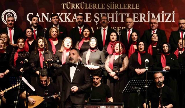 Çanakkale ruhu türkülerle anıldı