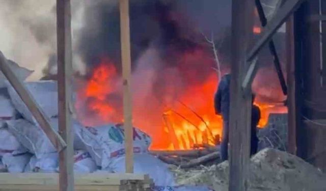 Çöp kutularında meydana gelen yangın paniğe neden oldu