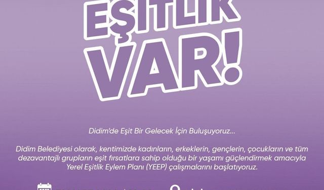 Didim Belediyesi Eşitlik Stratejisi Çalıştayı Gerçekleştirecek