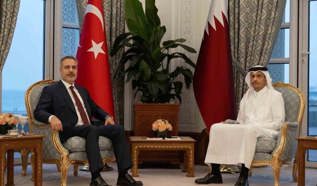 Dışişleri Bakanı Fidan, Katar'daki Mevkidaşı Al Thani ile Görüştü