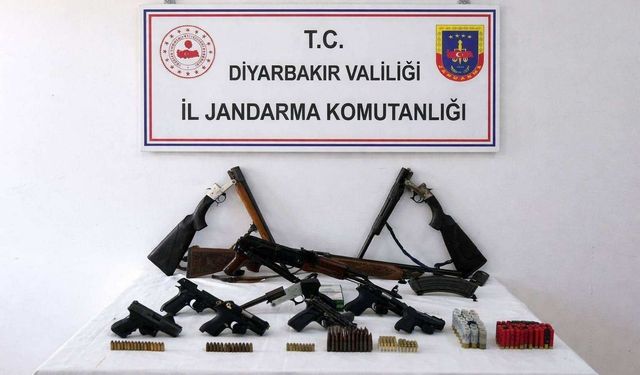 Diyarbakır'da silah kaçakçılarına yönelik operasyon gerçekleştirildi