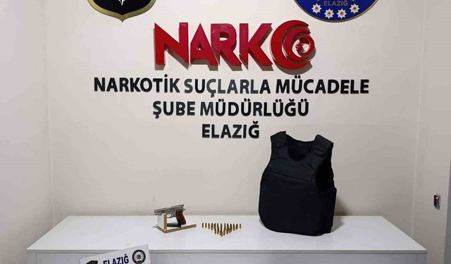 Elazığ'da uyuşturucu ile mücadelede bir kişi tutuklandı