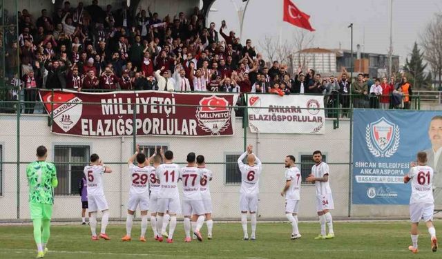 Elazığspor son 5 maçında 13 puan topladı