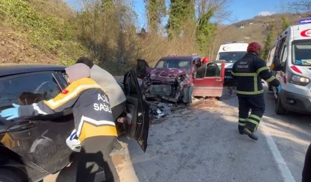 Fatsa'da meydana gelen trafik kazasında 6 kişi yaralandı