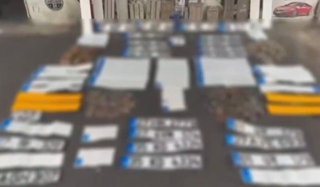 Gaziantep'te 36 sahte plaka yakalandı: 3 kişi gözaltında